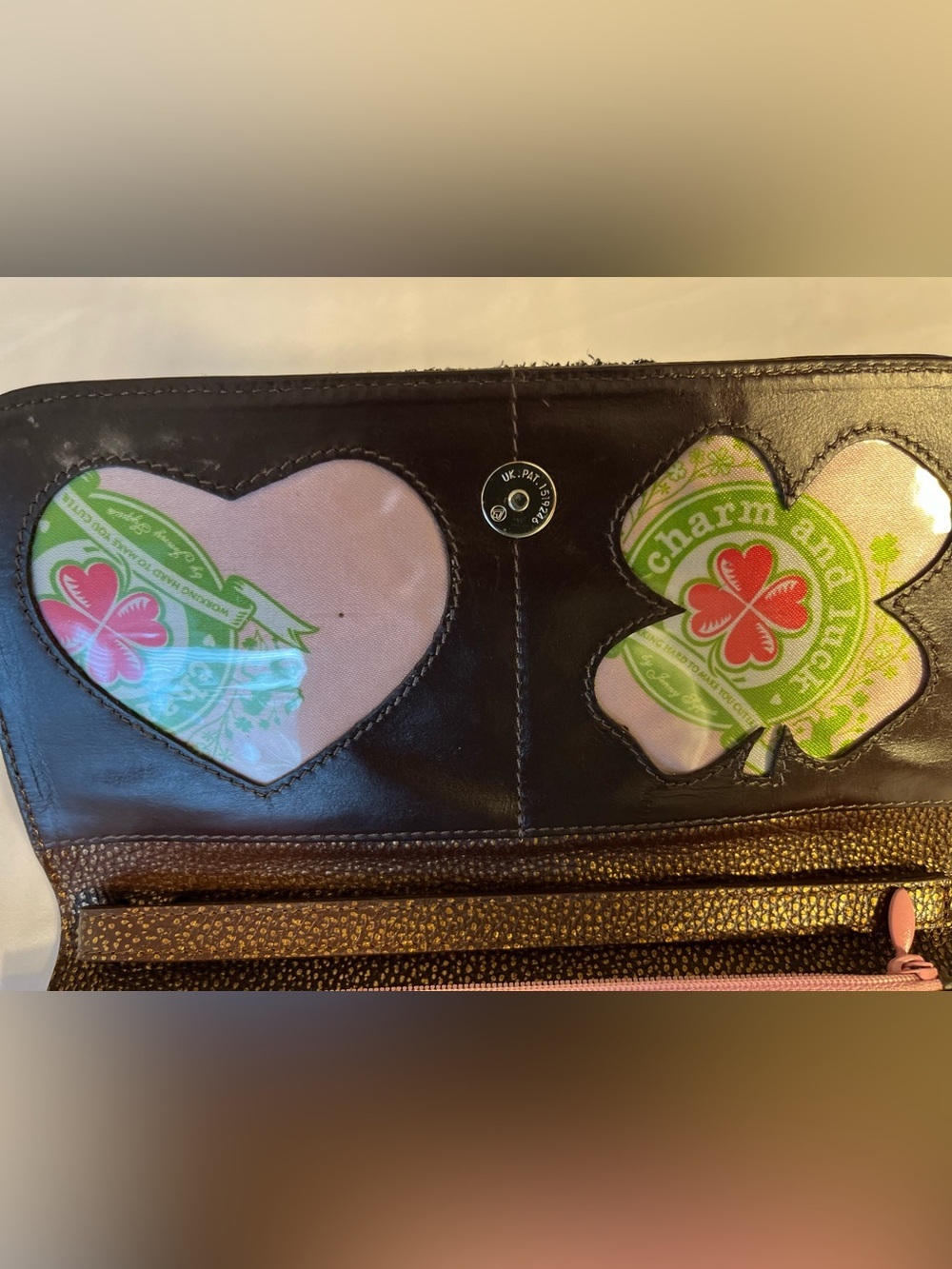 Charm & Luck Rhinestone Skull Wallet - Picture 5 of 11